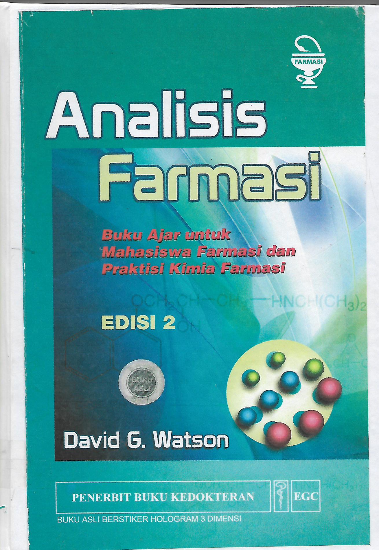 ANALISIS FARMASI / David G.Watson