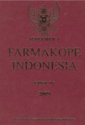 FARMAKOPE INDONESIA EDISI IV SUPLEMEN 1 Thn.2009