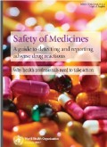 Adverse Drug Reaction : WHO -Safety Of Medicines