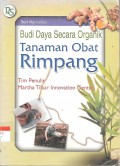 BUDIDAYA SECARA ORGANIK TANAMAN OBAT RIMPANG