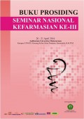 Prosiding Seminar Nasional Kefarmasian Ke-3 Tahun 2016