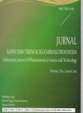 JURNAL : Sains dan Teknologi Farmasi Indonesia Volume 1