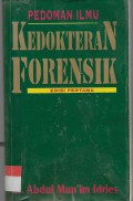Pedoman Ilmu Kedokteran Forensik