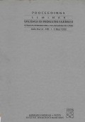 Proceedings Seminar : Validasi Di Industri Farmasi Sebagai Pendukung Pelaksanaan CPOB